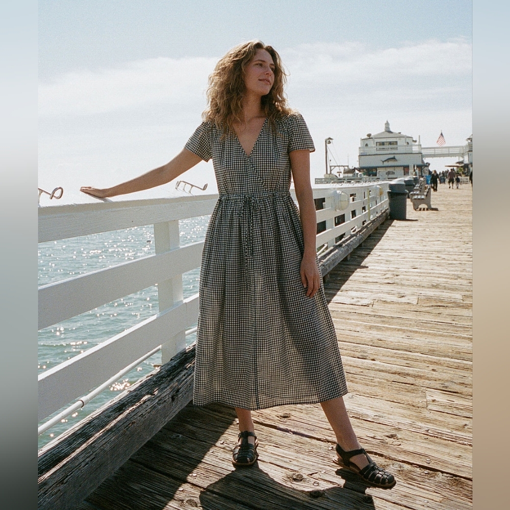 Christy Dawn the dawn dress in picnic gingham, medium - Picture 3 of 14